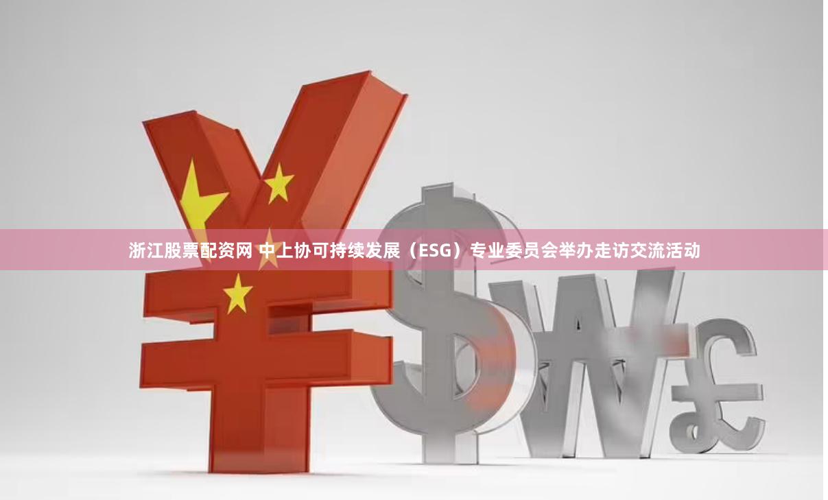 浙江股票配资网 中上协可持续发展（ESG）专业委员会举办走访交流活动